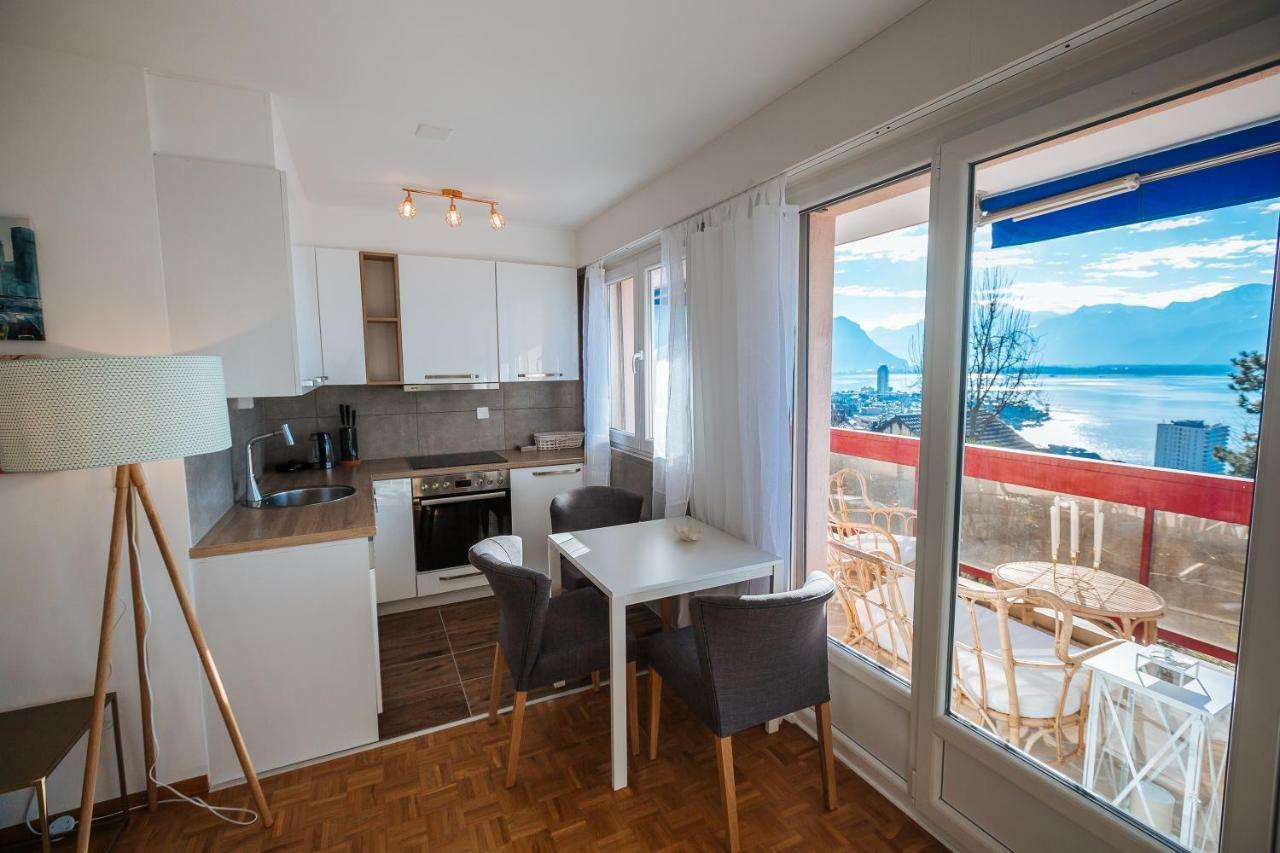 Terrace With Lake & Mountain View مونترو المظهر الخارجي الصورة